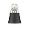 Z-Lite Z-Studio 1 Light Wall Sconce, Matte Black 726-1S-MB+BN - alternate 3